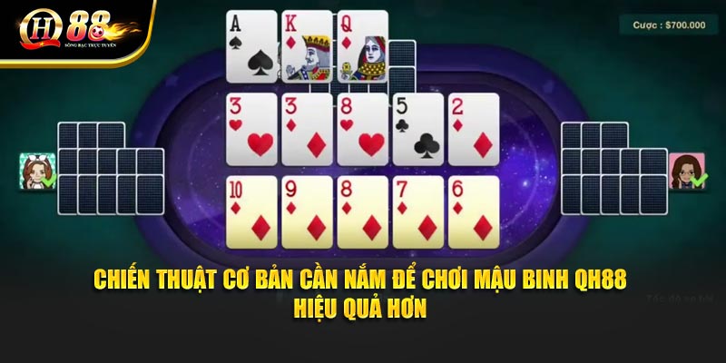 Chiến thuật cơ bản cần nắm để chơi Mậu Binh QH88 hiệu quả hơn Chiến thuật cơ bản cần nắm để chơi Mậu Binh QH88 hiệu quả hơn